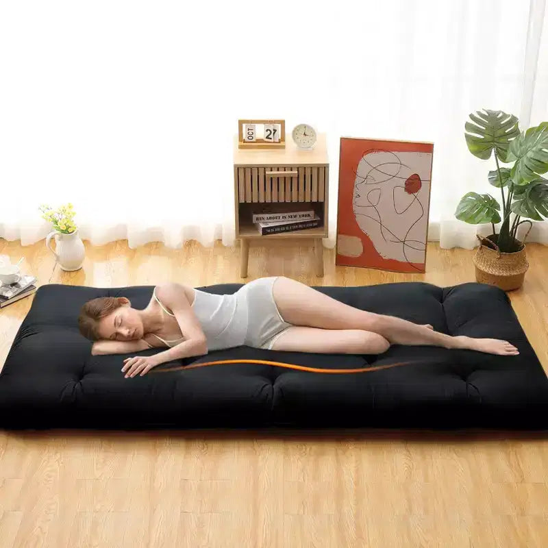 Japanese Floor Mattress Full Size, 54 x 80 Tatami Mat Foldable Japanese Floor Bed Roll Up Mattress Camping Sleeping Pad for Dorm RV Travel