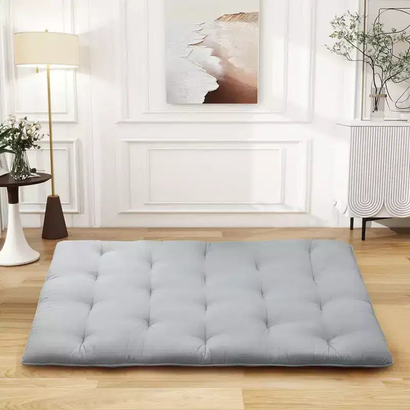 Japanese Floor Mattress Full Size, 54 x 80 Tatami Mat Foldable Japanese Floor Bed Roll Up Mattress Camping Sleeping Pad for Dorm RV Travel